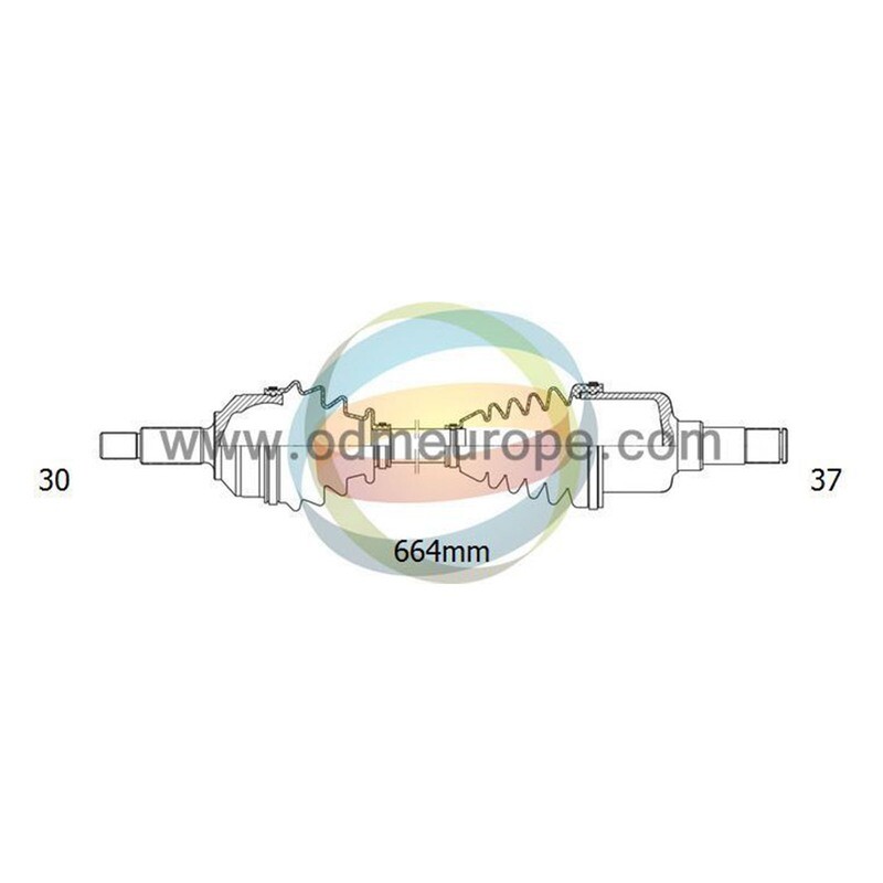 SEMIASSE/ALBERO MOTORE CAMBIO AUTOMATICO ANTERIORE SINISTRO Mercedes ML (W164) da 2005 a 2012