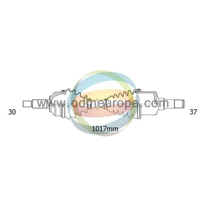 SEMIASSE/ALBERO MOTORE CAMBIO MANUALE / AUTOMATICO ANTERIORE DESTRO Mercedes R Class da 2005 a 2020