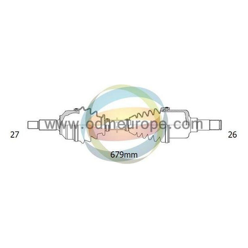 SEMIASSE/ALBERO MOTORE CAMBIO MANUALE ANTERIORE SINISTRO Mercedes Citan Panel Van [415] da 2012 a 2020