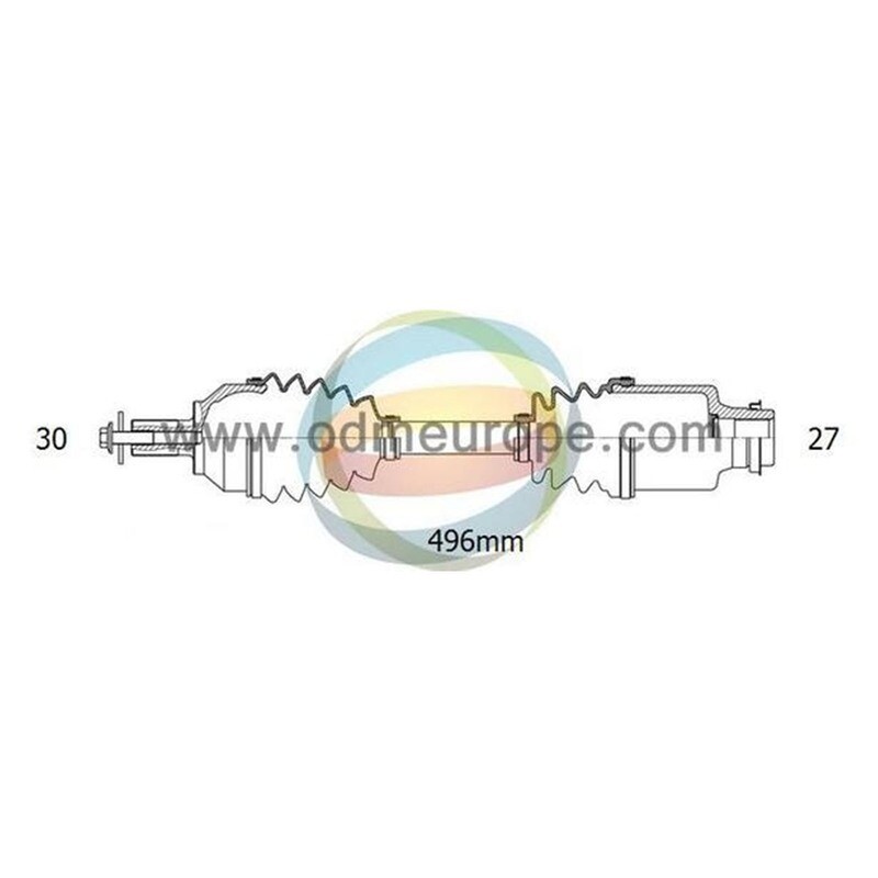 SEMIASSE/ALBERO MOTORE CAMBIO MANUALE / AUTOMATICO ANTERIORE DESTRO Mercedes A Class (W176) da 2013 a 2019 / B Class (W246, W242) da 2011 a 2019 / CLA Class (C117) da 2013 a 2019
