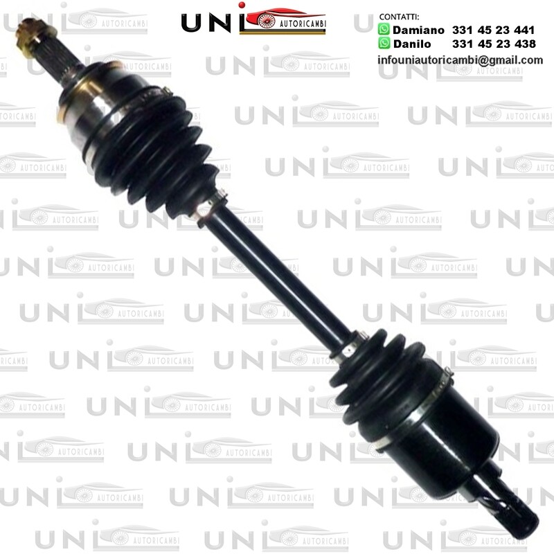 SEMIASSE/ALBERO MOTORE CAMBIO VELOCITÀ MANUALE  ASSALE ANTERIORE SX PER: MINI COOPER R50,R53 COOPER S DAL 2002- / R50,R53 WORKS DAL 2003- / R50,R53 ONE D DAL 2003- / CABRIOLET R52 COOPER DAL 2004-/R52