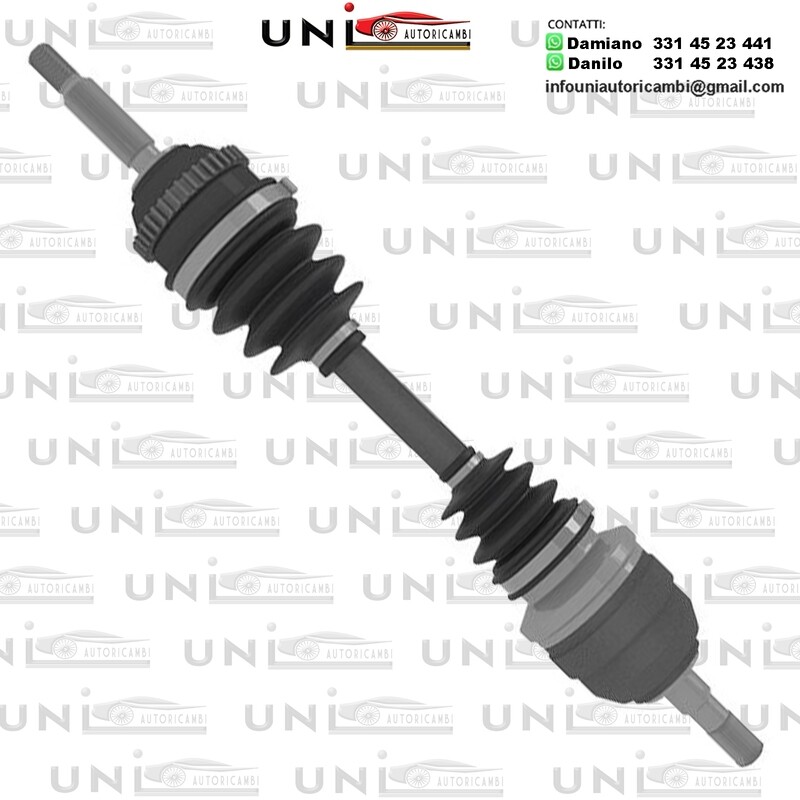 SEMIASSE/ALBERO MOTORE CAMBIO AUTOMATICO ASSALE ANTERIORE SINISTRO SX PER: MINI MINI COOPER R50, R53 DAL 2001- MINI ONE R50, R53 DAL 2001-