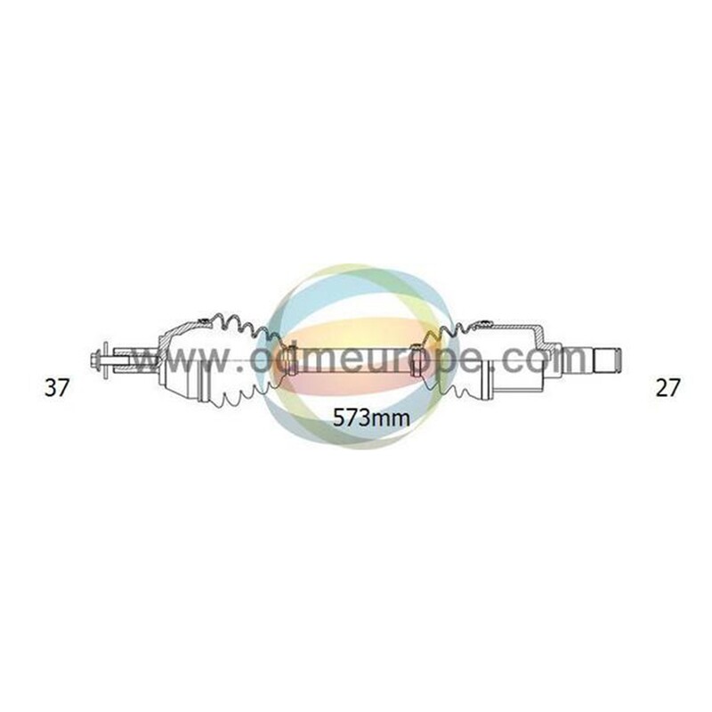 SEMIASSE/ALBERO MOTORE CAMBIO AUTOMATICO ASSALE ANTERIORE SX PER: BMW 5 Gran Turismo F07 DAL 09-/ 6 Coupé F13 DAL 11-/ 6 Gran Coupe F06 DAL 12-/ 6 Cabriolet F06 DAL 10-/ 7 F01, F02, F03, F04 DAL 08-