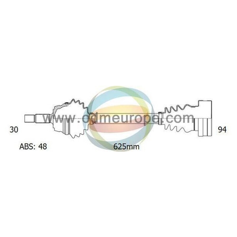 SEMIASSE/ALBERO MOTORE CAMBIO AUTOMATICO ASSALE POSTERIORE SX PER: BMW X3 E83 2.0D/2.5/3.0 DAL 2003-