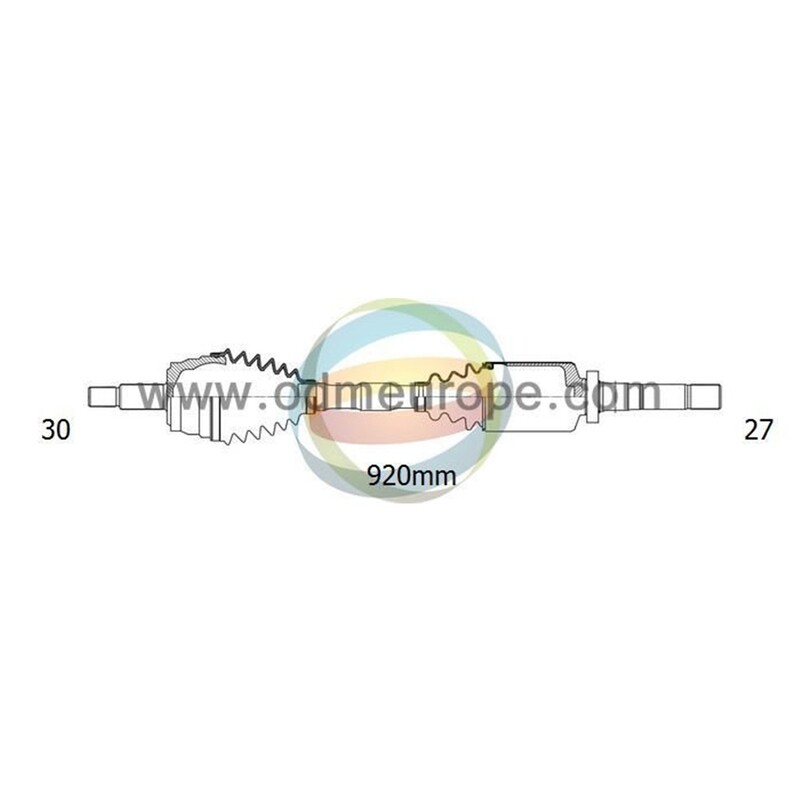 SEMIASSE/ALBERO MOTORE CAMBIO VELOCITÀ MANUALE/CAMBIO VELOCITÀ AUTOMATICO ASSALE ANTERIORE DX PER: BMW X3 E83 DA 2003-