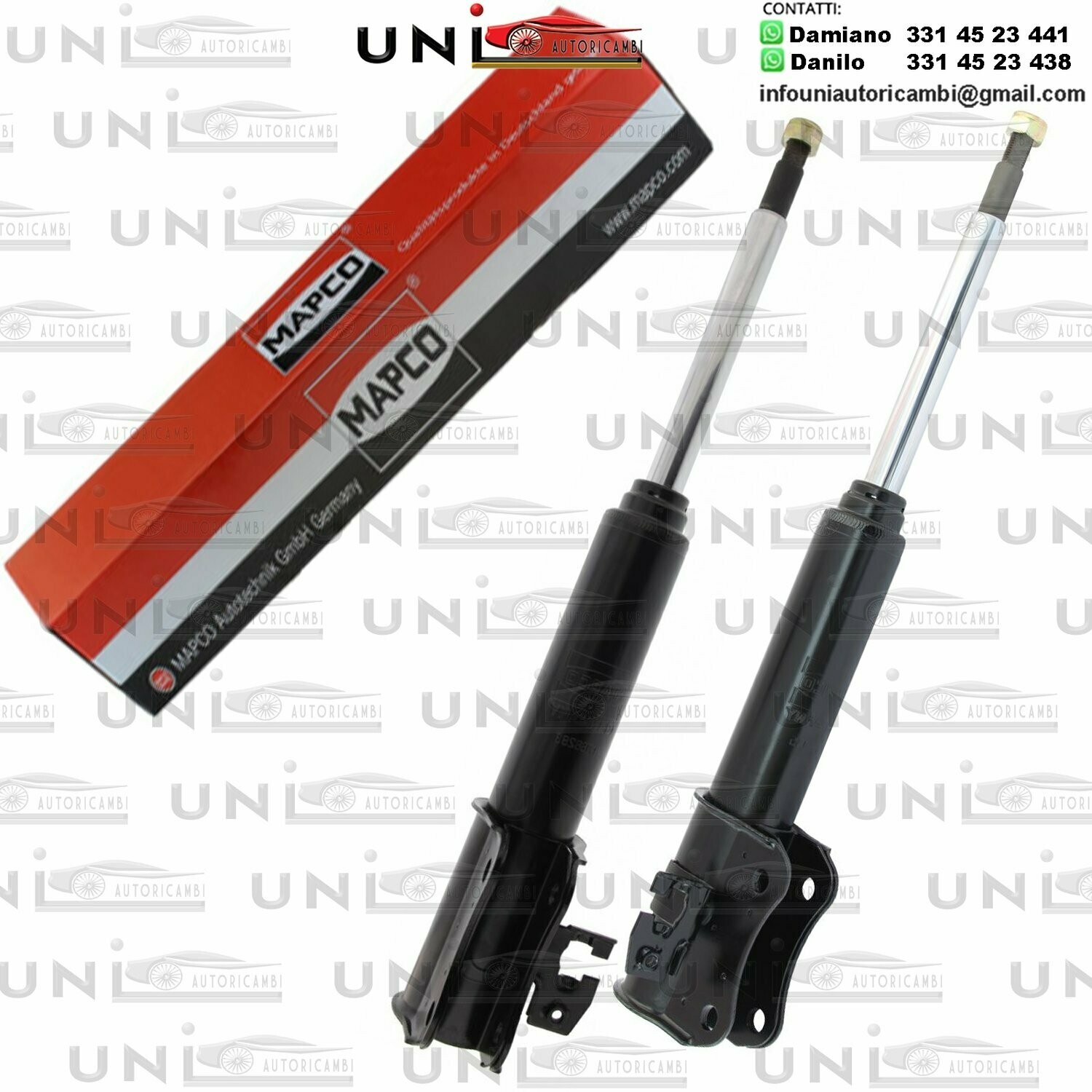 2x Ammortizzatori Anteriori Rinforzati a Gas Suzuki Grand Vitara I (FT, HT)​ da 03.1998 a 07.2003​