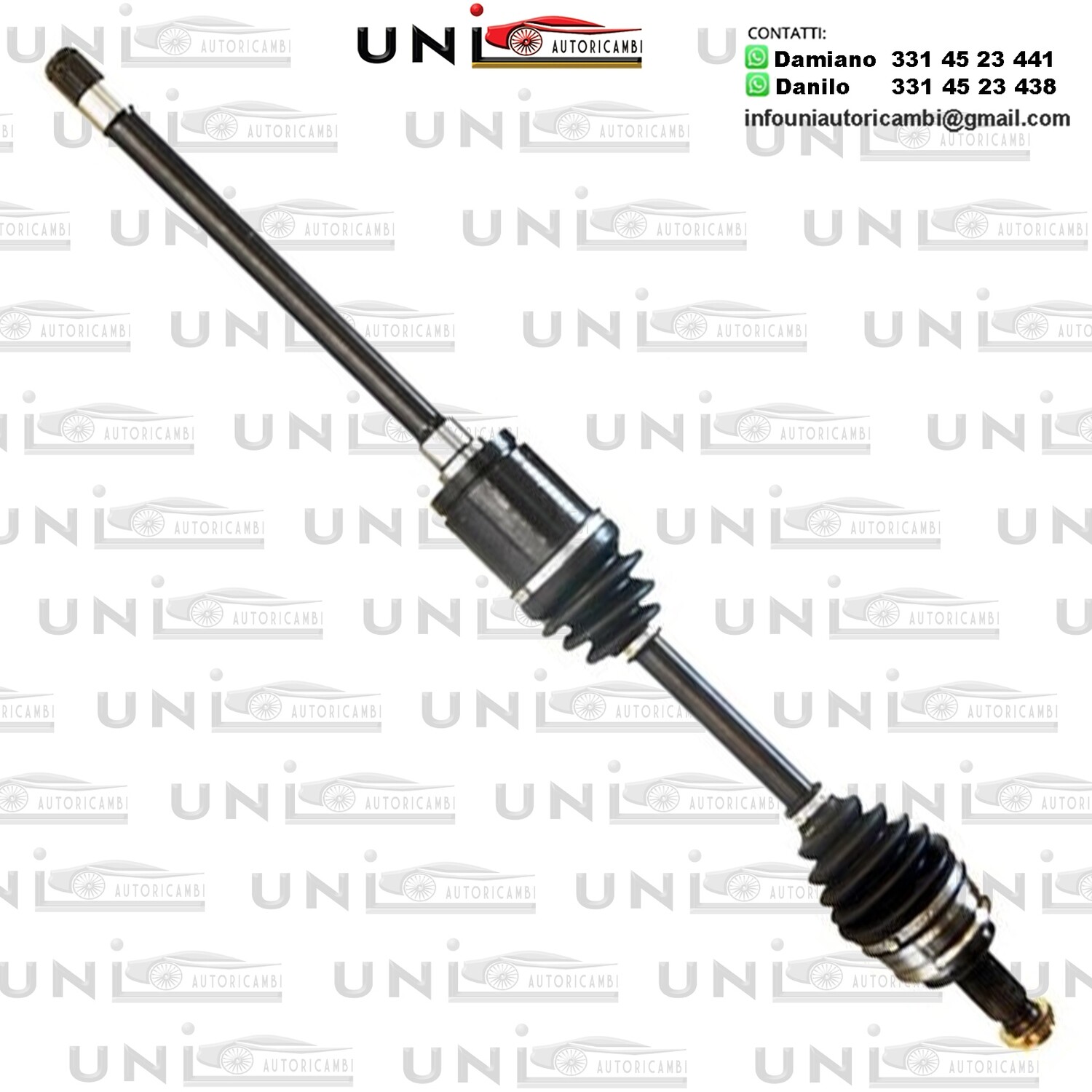 SEMIASSE/ALBERO MOTORE CAMBIO VELOCITÀ AUTOMATICO ASSALE ANTERIORE DX PER: MINI MINI R50, R53	DAL 2002- / MINI R56 DAL 2006- / MINI CABRIOLET R57 DAL 2007-