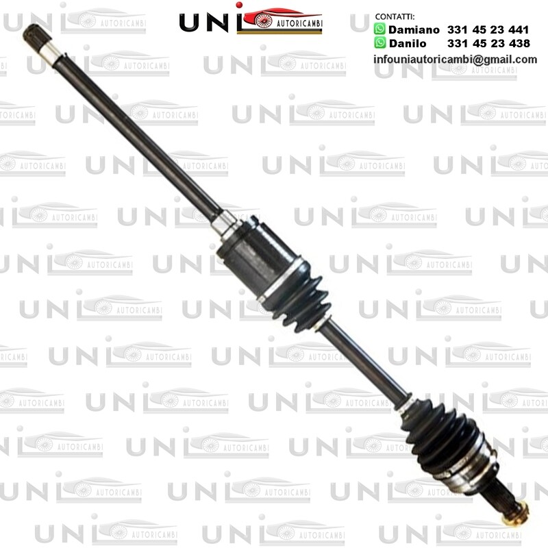 SEMIASSE/ALBERO MOTORE CAMBIO VELOCITÀ AUTOMATICO ASSALE ANTERIORE DX PER: MINI MINI R50, R53	DAL 2002- / MINI R56 DAL 2006- / MINI CABRIOLET R57 DAL 2007-