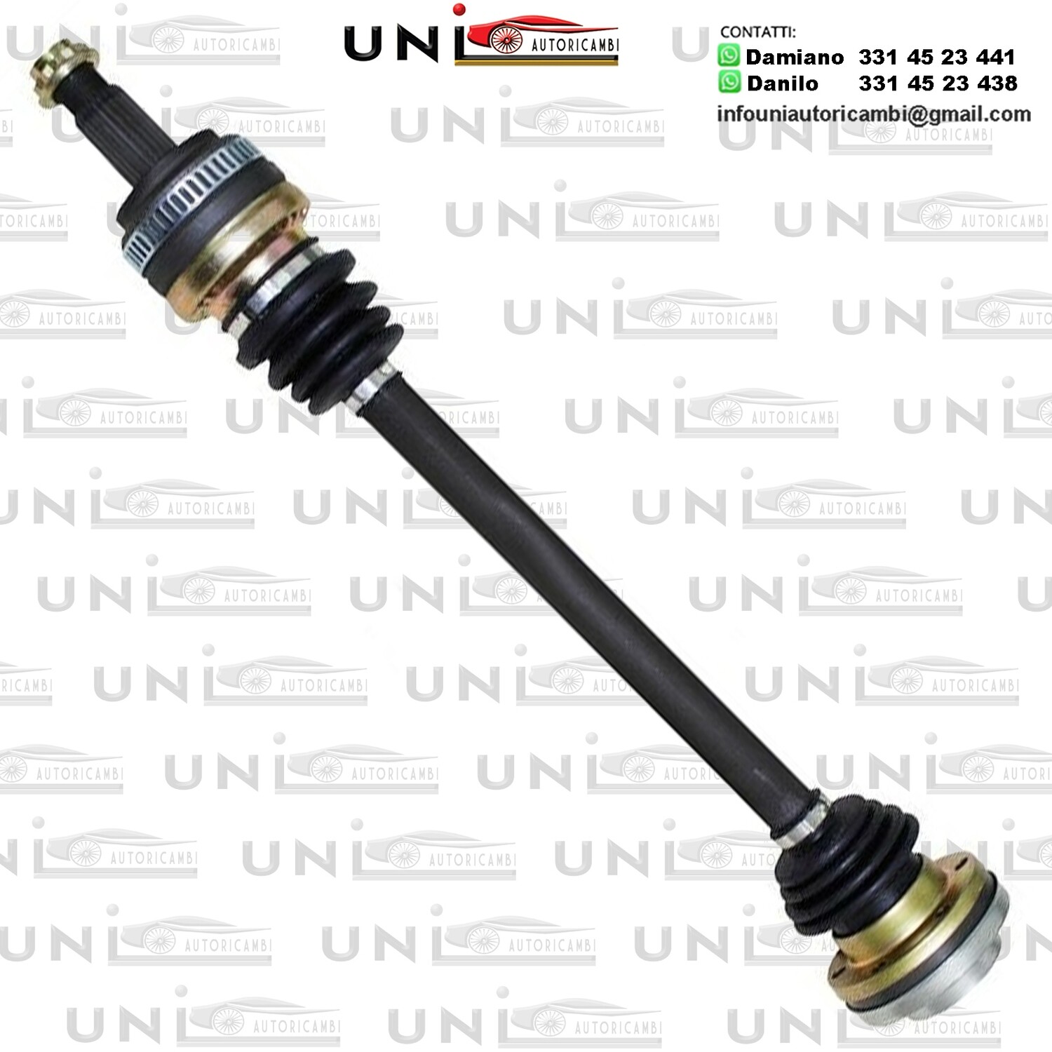 SEMIASSE/ALBERO MOTORE CAMBIO VELOCITÀ AUTOMATICO ASSALE POSTERIORE DX PER: BMW X3 E83 DAL 2003-