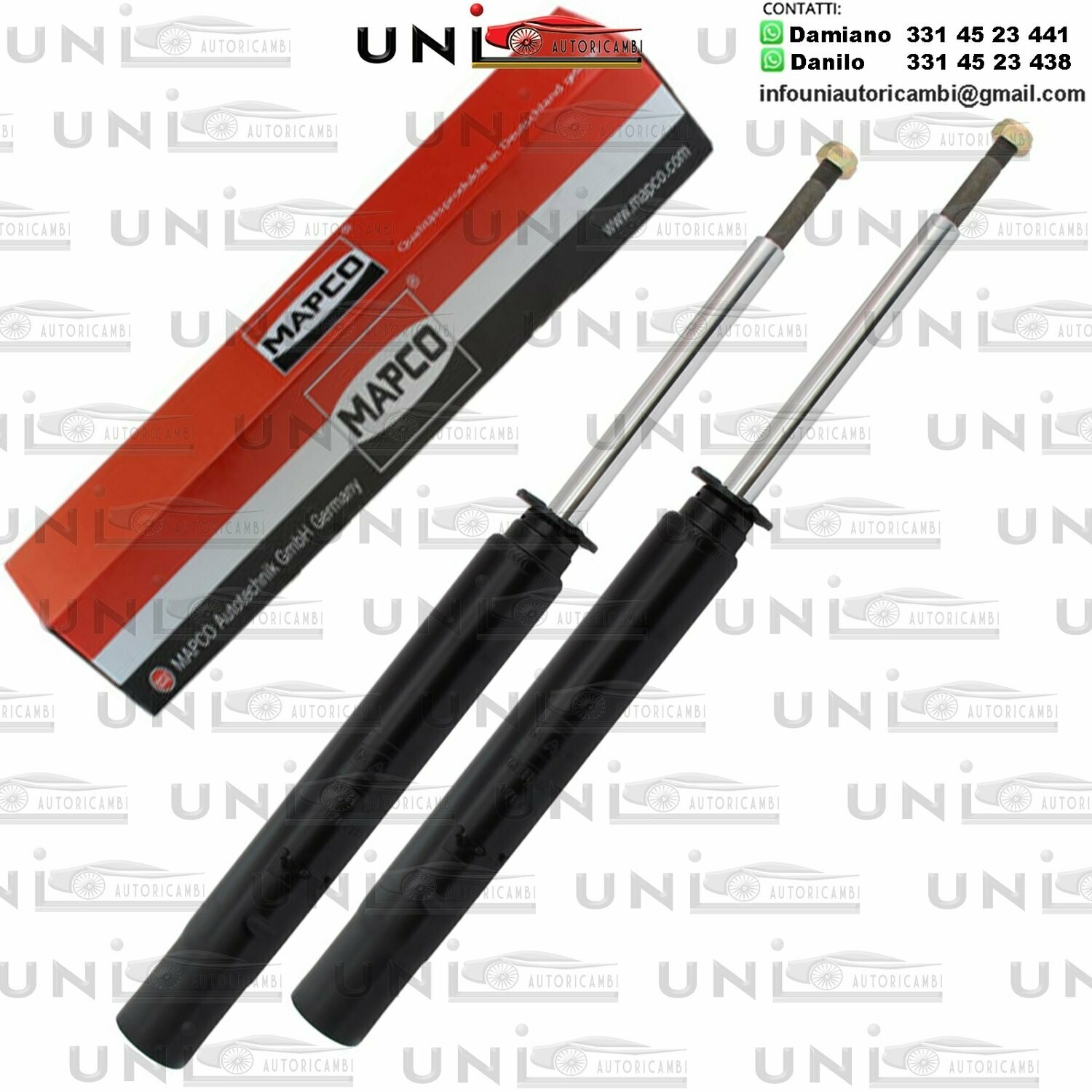 2x Ammortizzatori Posteriori Rinforzati a Gas Subaru Justy II (JMA, MS)​ da 10.1995 a 11.2003​