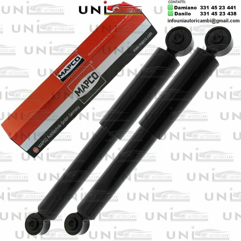 2x Ammortizzatori Posteriori Rinforzati a Gas Opel Agila (A)​ da 09.2000 a 12.2007​