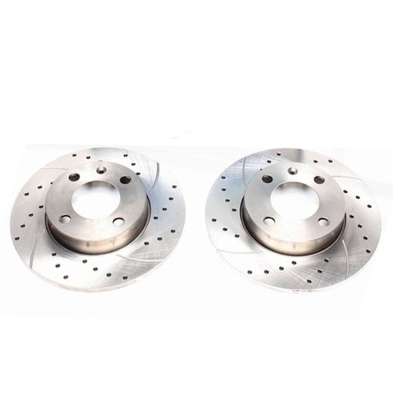 2X Dischi Sportivi Anteriori Audi 80 / Seat Cordoba / Ibiza / VW Derby / Golf / Jetta / Passat / Polo / Santana