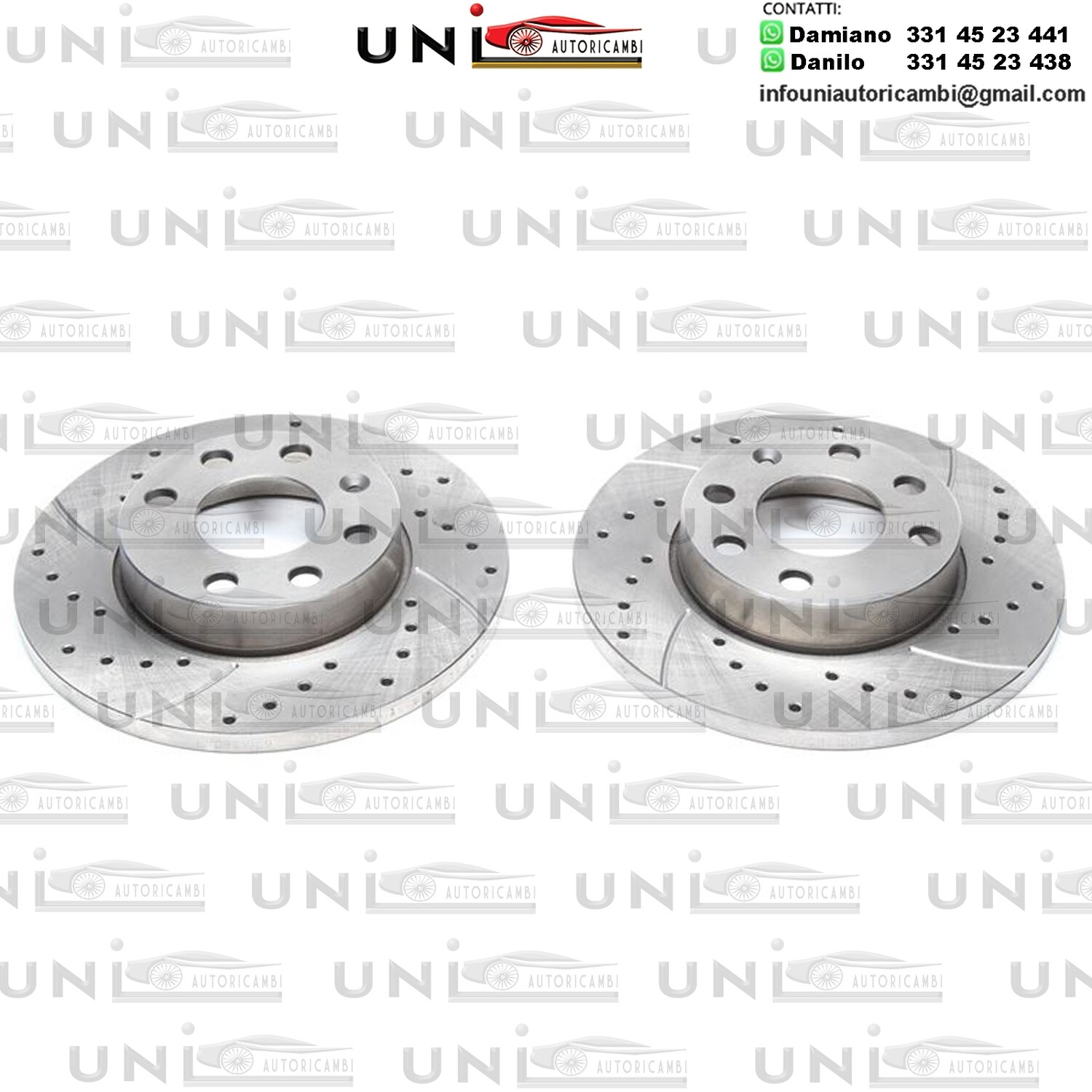 2X Dischi Sportivi Anteriori Daewoo Nexia Opel Ascona Astra Corsa Kadett