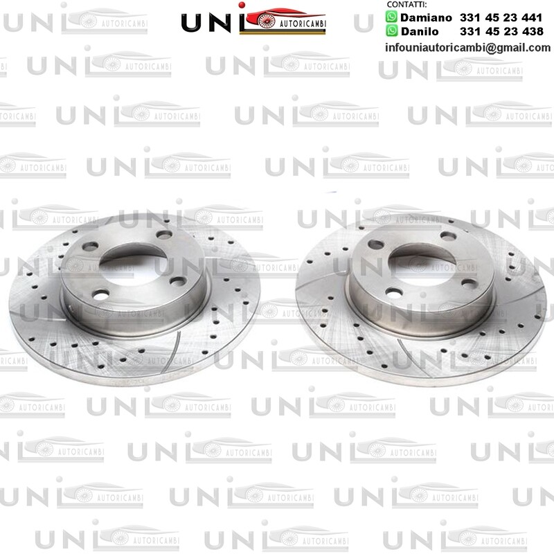 2X Dischi Sportivi Anteriori Audi 80 / 90 / 100