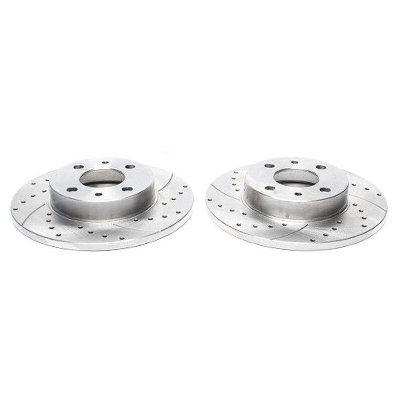 2X Dischi Sportivi Posteriori Alfa Romeo33,145,155,500 / Fiat Bravo I, Campagnola, Coupe/ Ford Ka / Lancia Dedra,Musa / Zastava Yugo