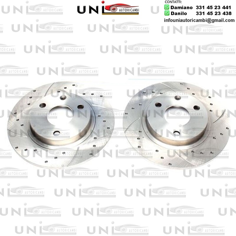 2X Dischi Sportivi Anteriori Citroën AX / Saxo / Peugeot 106 I / 106 II