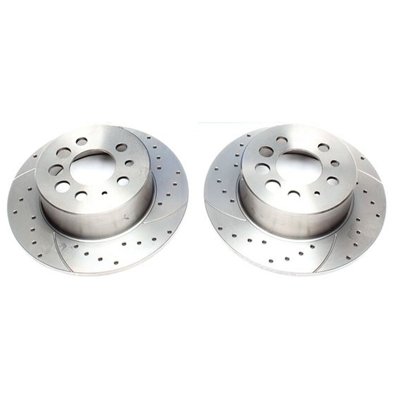 2X Dischi Sportivi Posteriori Volvo 240 / 240 Kombi / 260/Coupe / 740/Kombi / 760/Kombi / 940/Kombi I+II