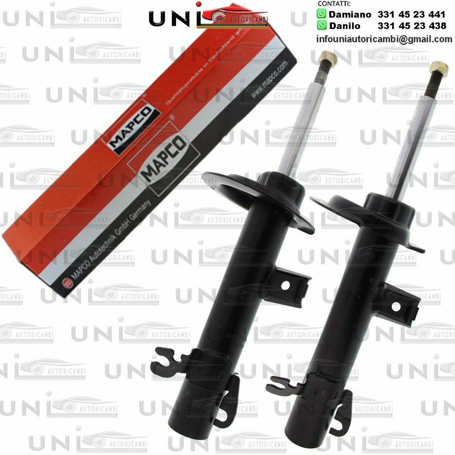 2X Ammortizzatori Anteriori Rinforzati a Gas MINI MINI Cabriolet​