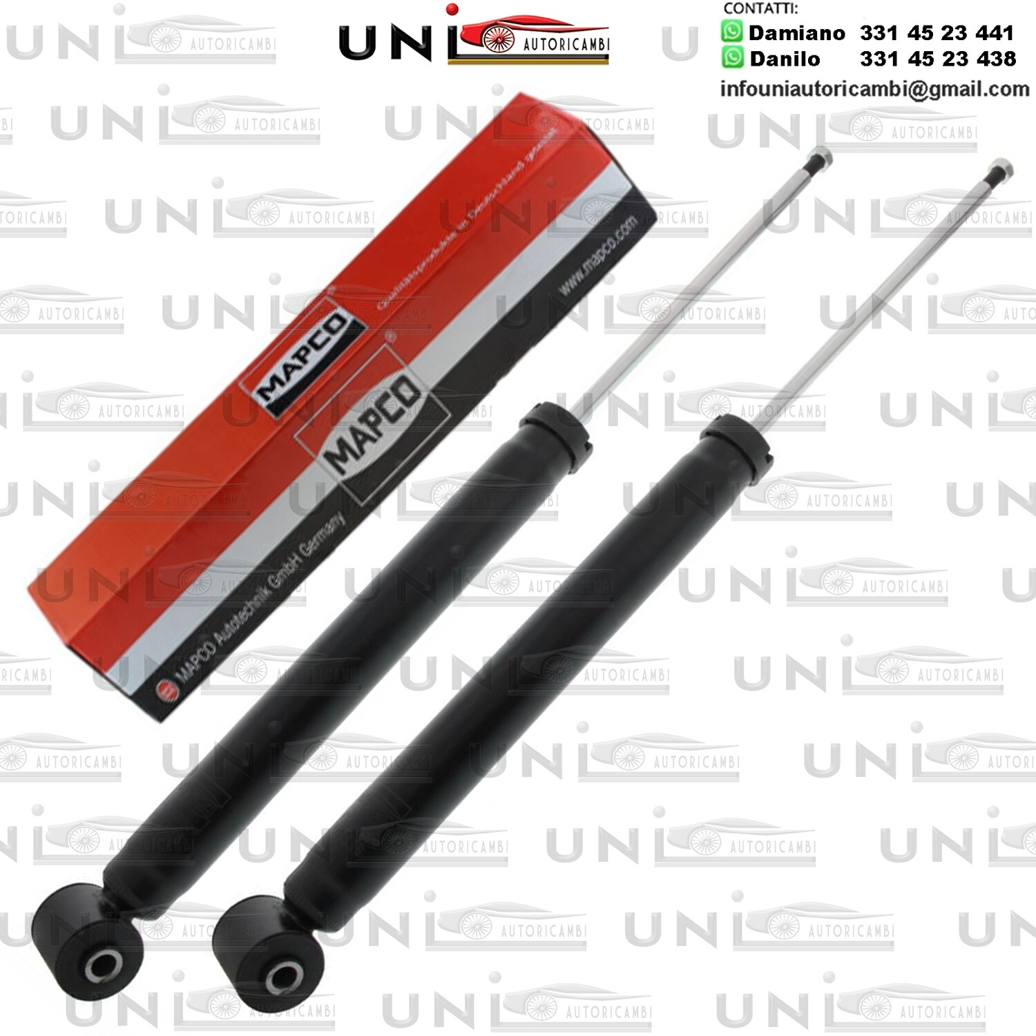 2 ​Ammortizzatori Posteriori Rinforzati a Gas Abarth Grande Punto (199)​ da 12.2007 a 12.2012​