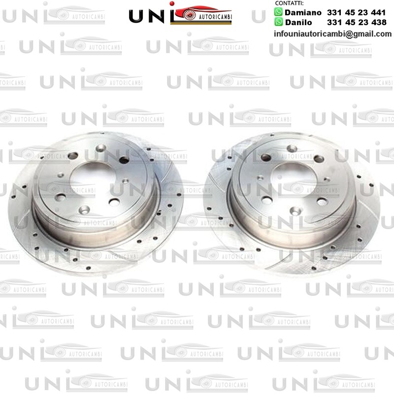 2X Dischi Sportivi Posteriori Honda Accord / Civic Hatchback / CRX / Prelude / Rover 25 / 45/ Coupe / Hatchback / Coupe