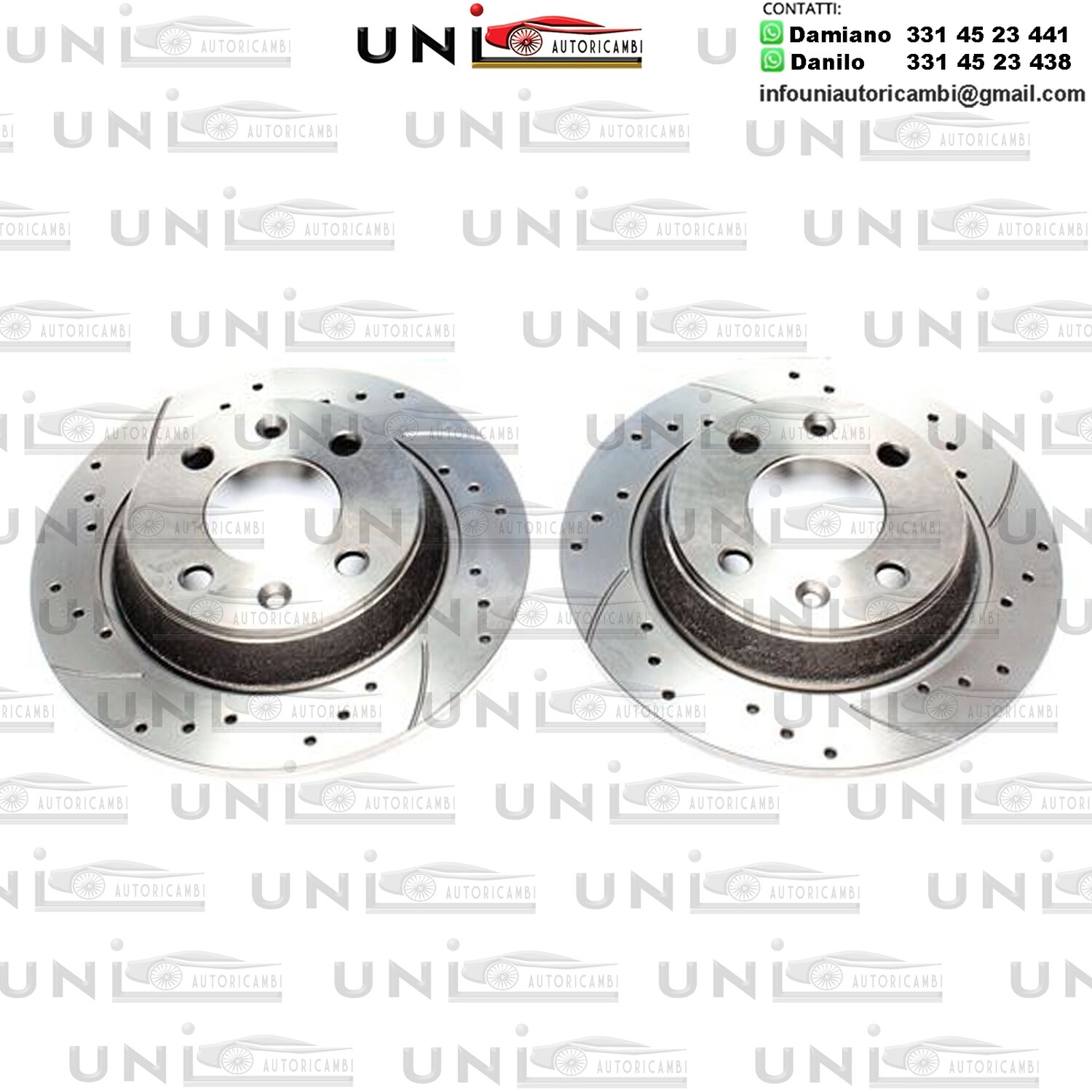 2X Dischi Sportivi Posteriori Saab 900 I Kombi/Coupe / 900 I / 900 I Cabriolet / 9000 Schrägheck / 9000