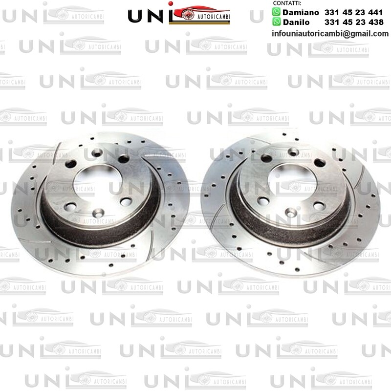 2X Dischi Sportivi Posteriori Saab 900 I Kombi/Coupe / 900 I / 900 I Cabriolet / 9000 Schrägheck / 9000