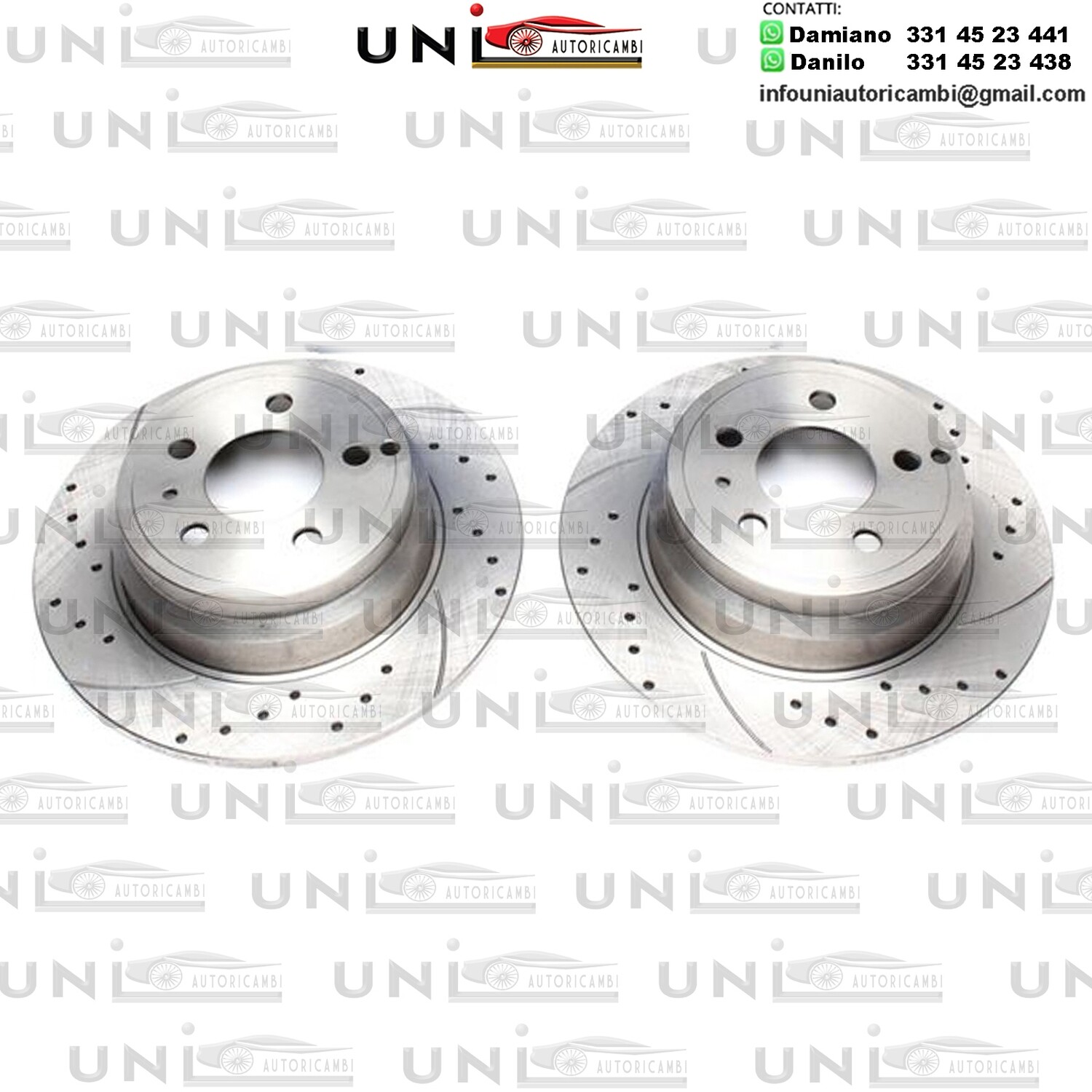 2X Dischi Sportivi Posteriori Volvo C70 I Coupe / C70 I Cabriolet / S70 / V70 I / 850 / 850 Kombi