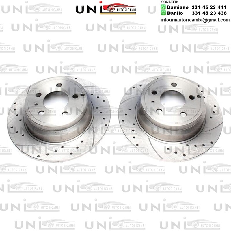 2X Dischi Sportivi Posteriori Volvo C70 I Coupe / C70 I Cabriolet / S70 / V70 I / 850 / 850 Kombi