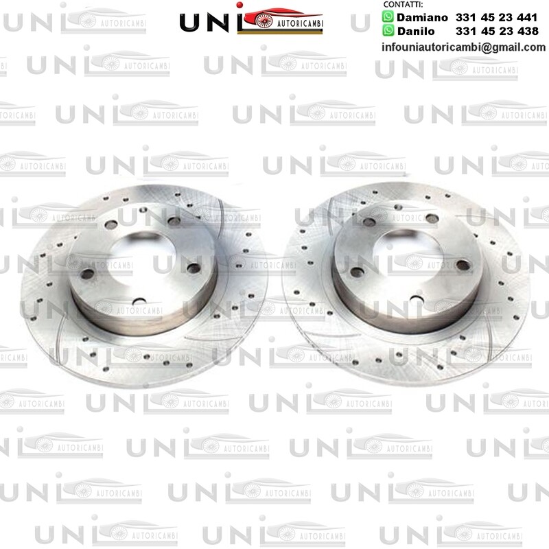 2X Dischi Sportivi Posteriori Ford Probe II / Mazda 626 IV Hatchback / 626 IV / 626 V / 626 V SW / MX-6 / Premacy / Xedos 6