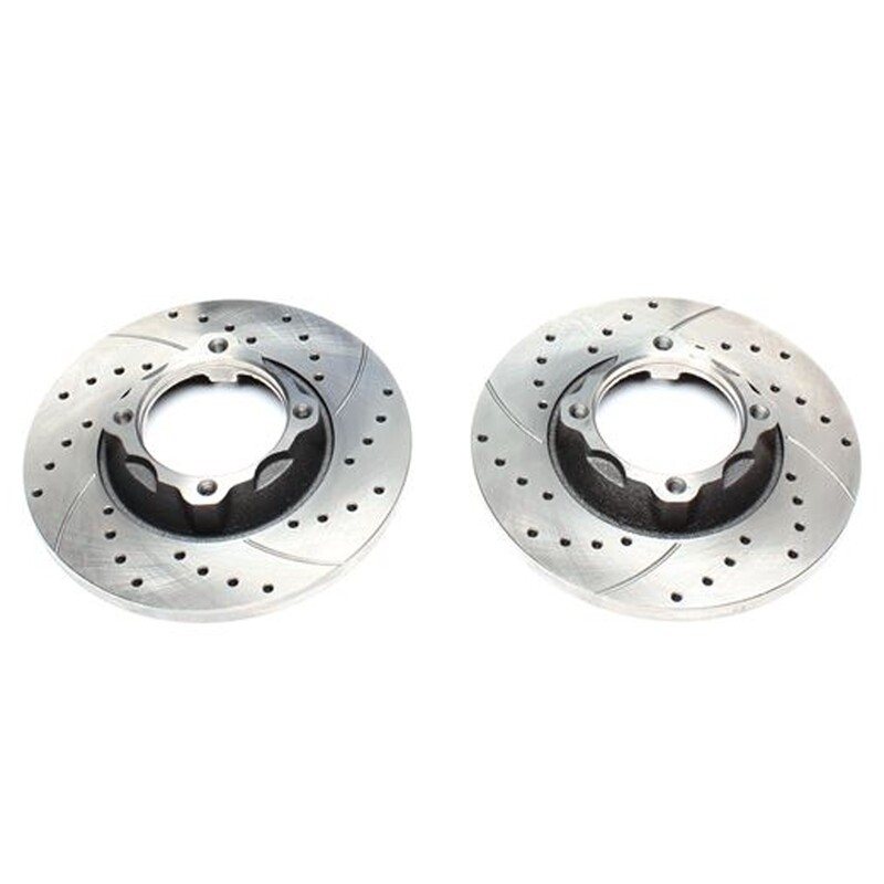 2X Dischi Sportivi Anteriori Hyundai Pony / Mitsubishi Colt I / Lancer F II