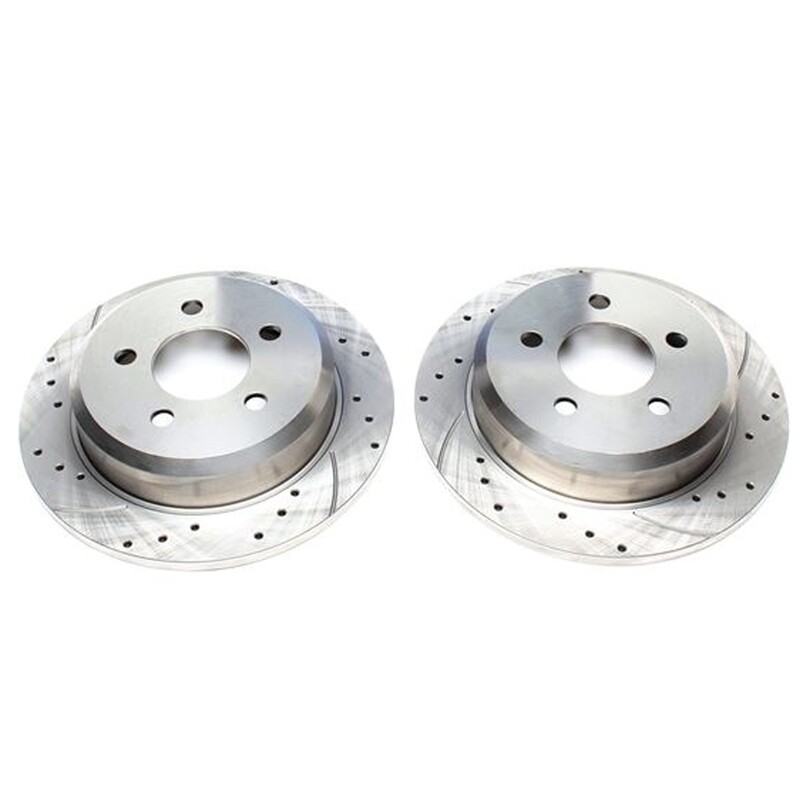 2X Dischi Sportivi Posteriori Jeep Grand Cherokee I / Wrangler I+ II