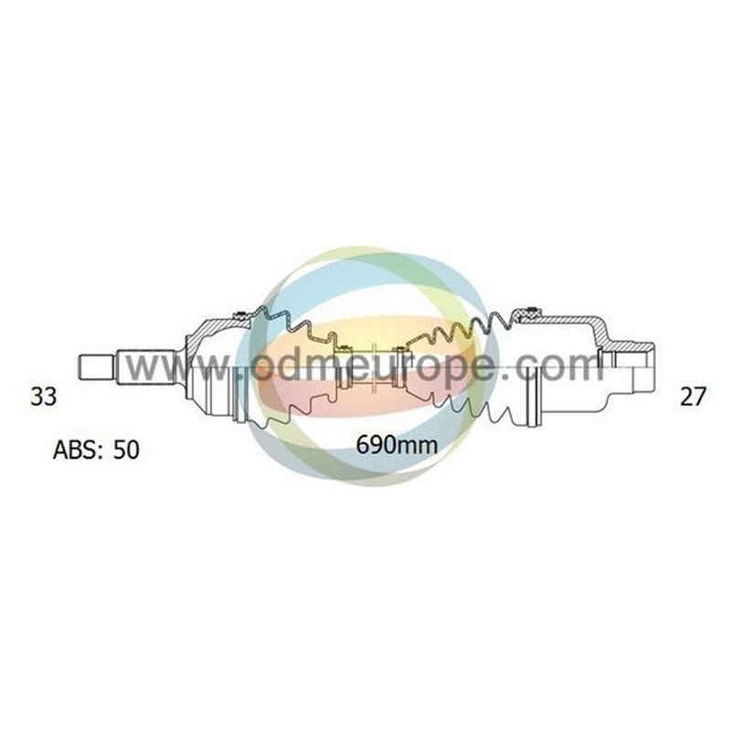 SEMIASSE ANTERIORE SINISTRO Chrysler Concorde / LHS / Vision da 1993 a 1998