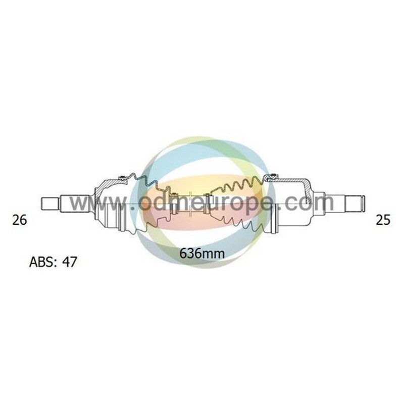 SEMIASSE ANTERIORE SINISTRO Chrysler Le Baron / New Yorker da 1987 a 1995