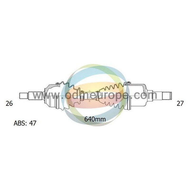 SEMIASSE ANTERIORE SINISTRO Chrysler Voyager / Grand Voyager IV / Dodge Ram [Van] da 2000 a 2009