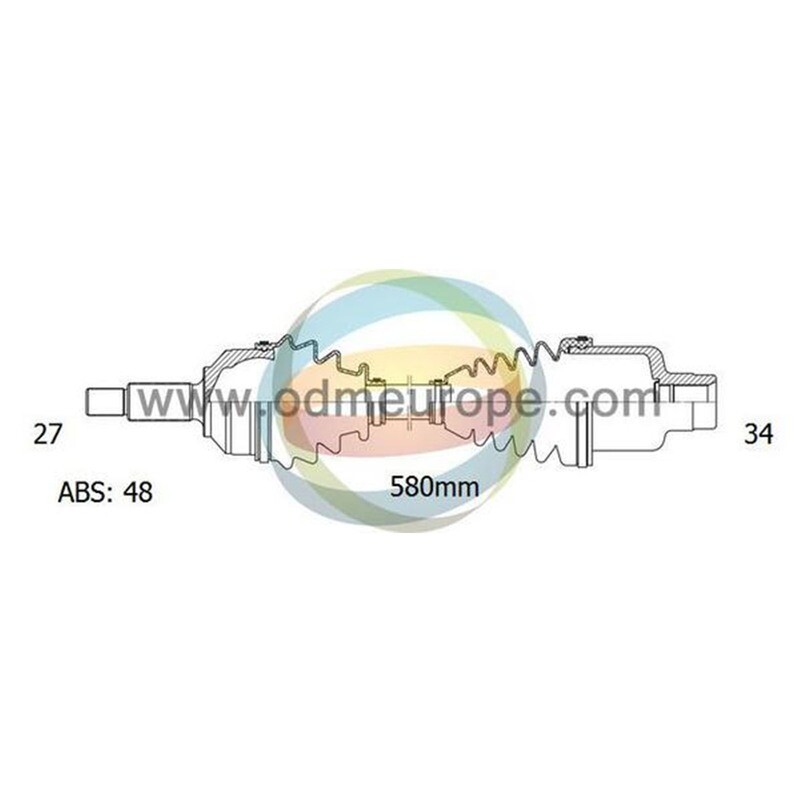 SEMIASSE AUTOMATICO ANTERIORE SINISTRO Chrysler 300C da 2004 a 2011