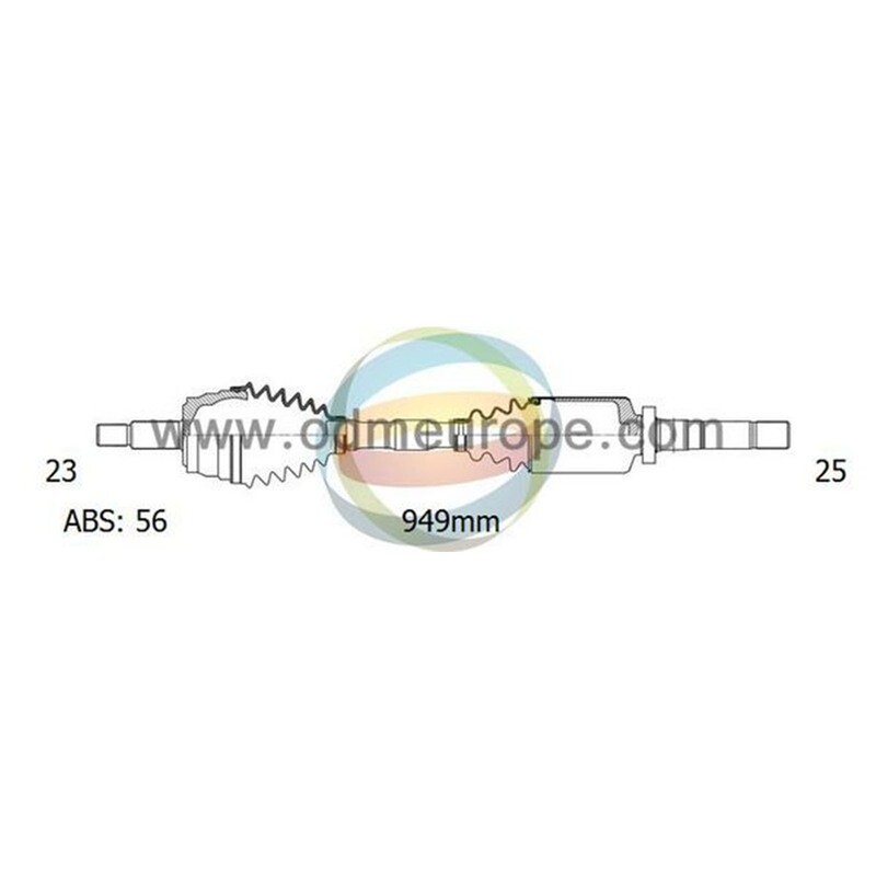 SEMIASSE ANTERIORE SINISTRO Chrysler Neon / Dodge Neon da 1994 a 2000