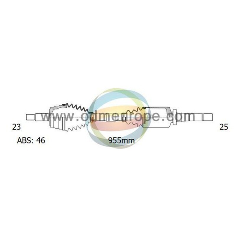 SEMIASSE ANTERIORE DESTRO Chrysler Neon / Dodge Neon da 1999 a 2020