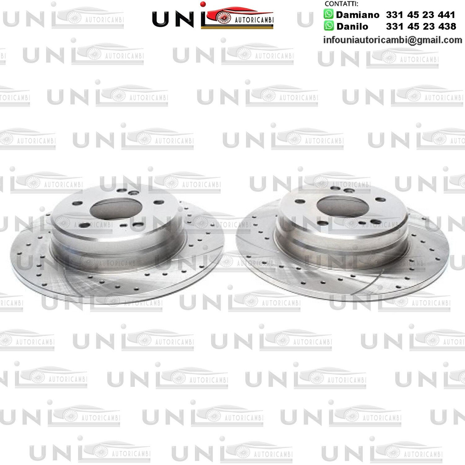 2X Dischi Sportivi Posteriori Chrysler Crossfire/ Mercedes-Benz C/CL/CLC/SLK/E-Klasse