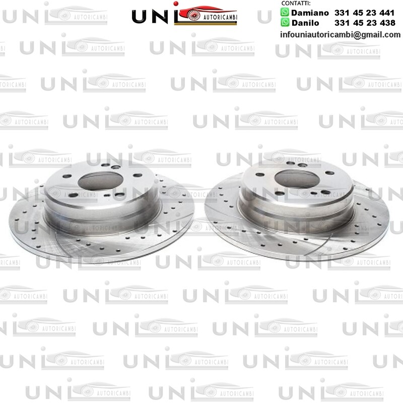 2X Dischi Sportivi Posteriori Chrysler Crossfire/ Mercedes-Benz C/CL/CLC/SLK/E-Klasse