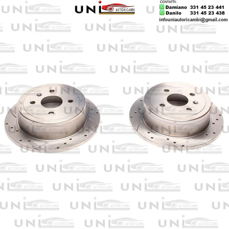 2X Dischi Sportivi Posteriori Daewoo Nubira, Nubira Notchback, Nubira Saloon, Nubira Wagon