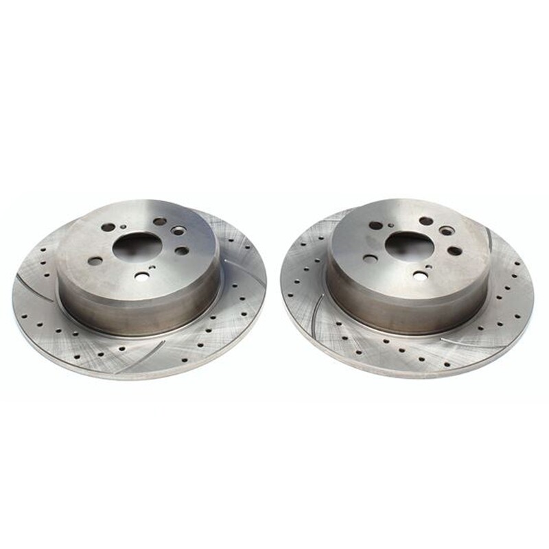 2X Dischi Sportivi Posteriori Baffati Forati Toyota Celica Coupe