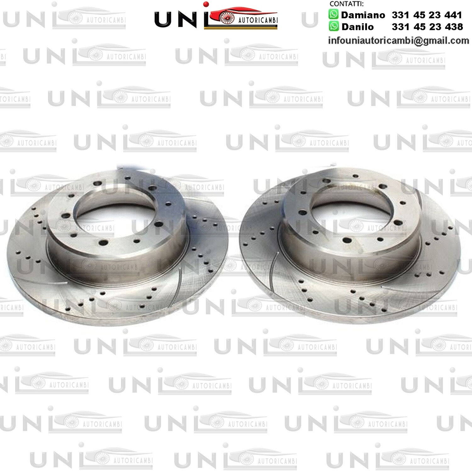 2X Dischi Sportivi Posteriori Land Rover Defender SW/Cabrio/Pick up / Discovery I / Range Rover I