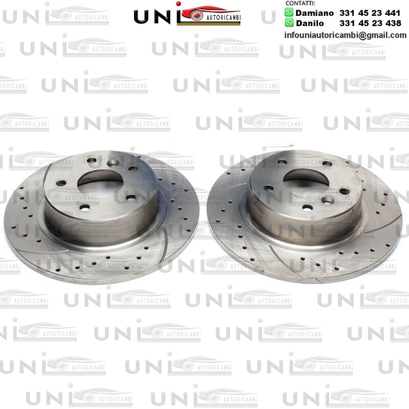 2X Dischi Sportivi Posteriori Land Rover Discovery II / Range Rover II+ III