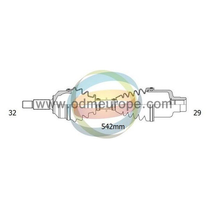 SEMIASSE MANUALE / AUTOMATICO ANTERIORE DESTRO Dodge Nitro / Jeep Cherokee da 2007 a 2020