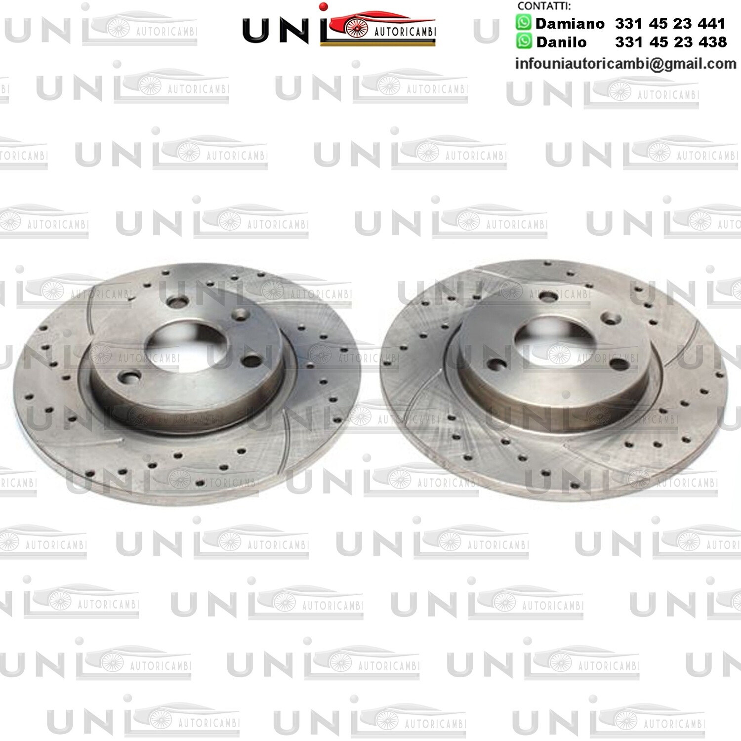 2X Dischi Sportivi Anteriori Citroën AX (ZA) da 04.1987 a 04.1997