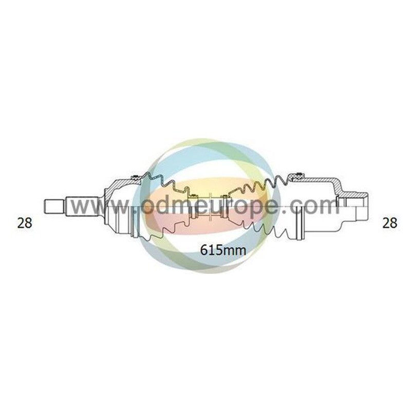 SEMIASSE MANUALE ANTERIORE DESTRO Dodge Caliber da 2006 a 2020