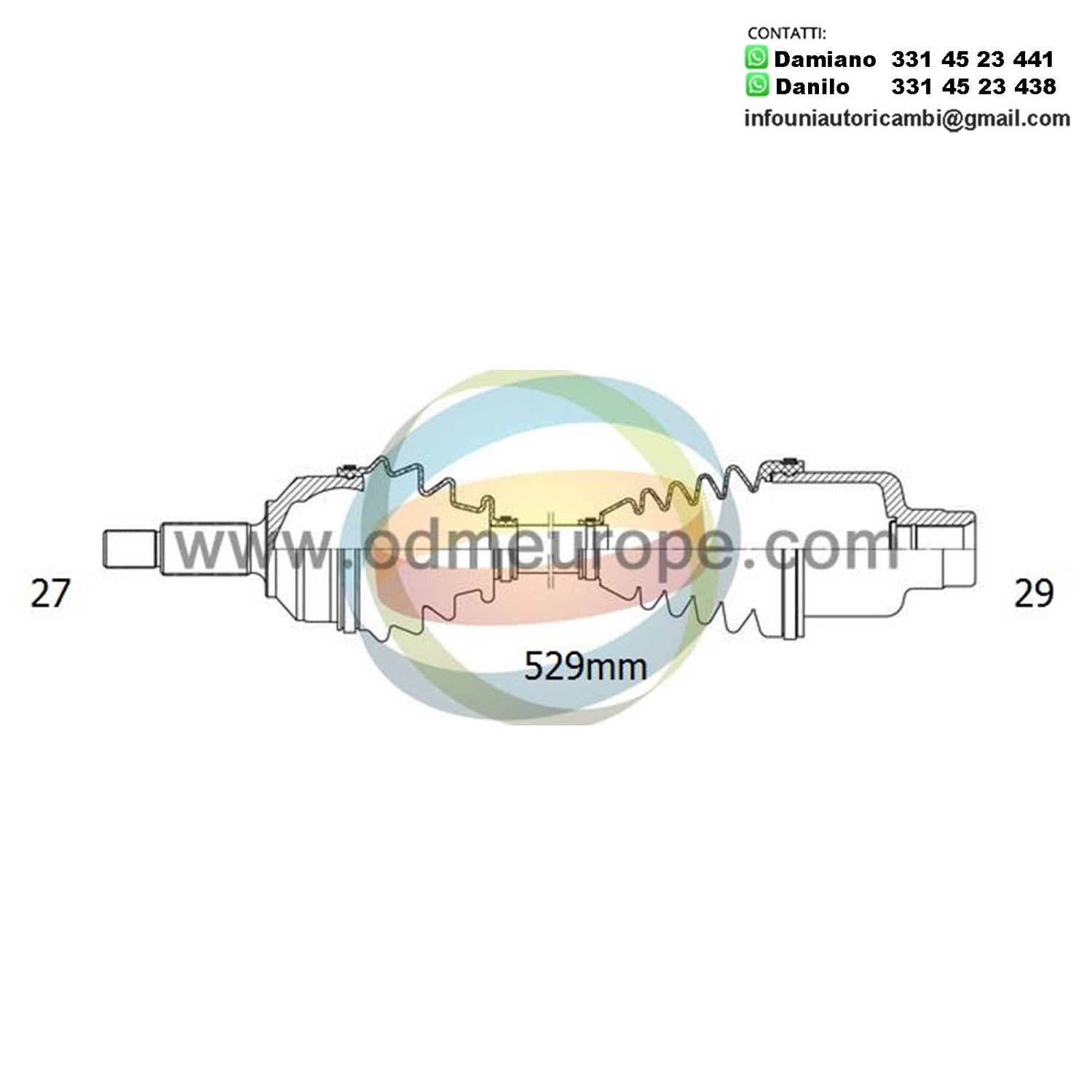 SEMIASSE AUTOMATICO Dodge Durango da 2000 a 2001