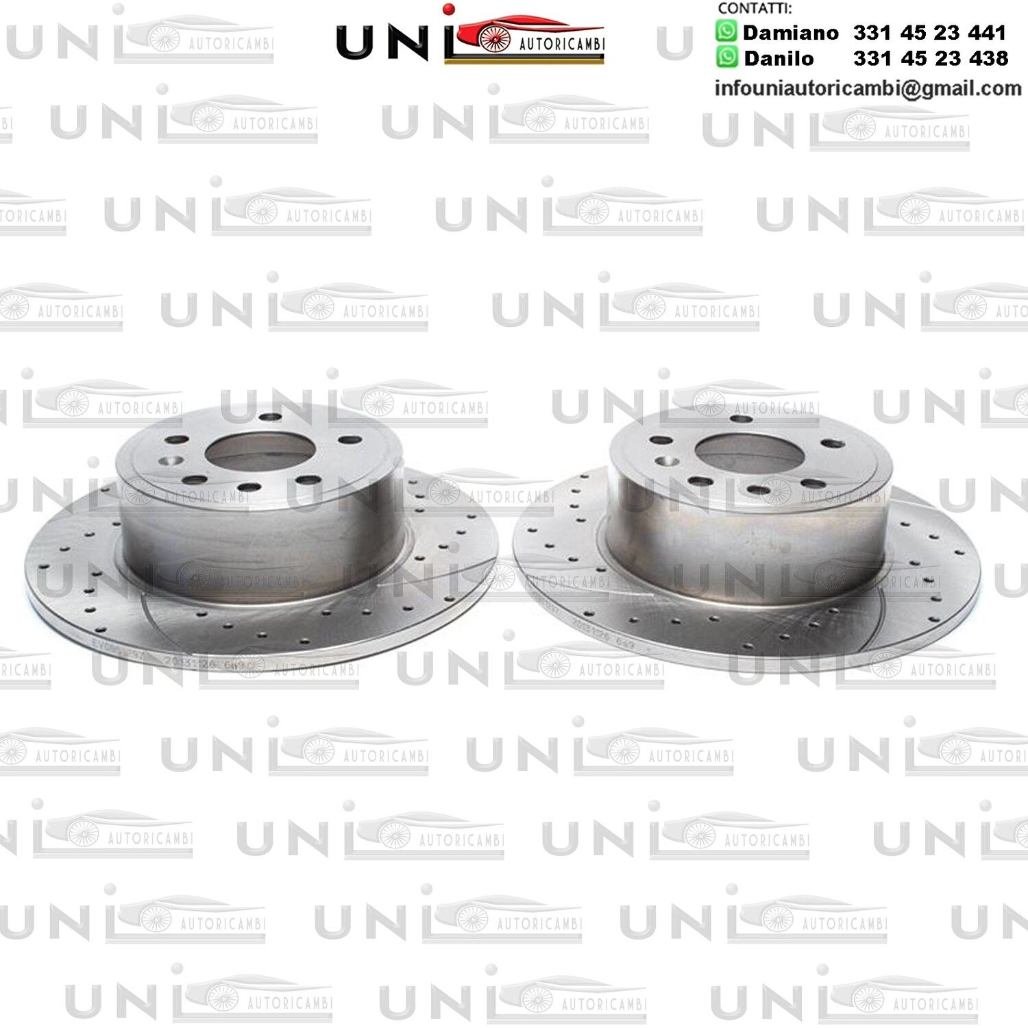 2X Dischi Sportivi Posteriori Opel Vectra B, Caravan, CC / Saab 9-3, 900 II, 900 II Cabriolet