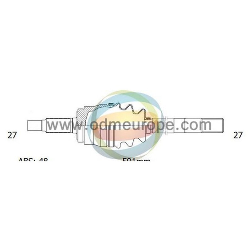 SEMIASSE MANUALE / AUTOMATICO ANTERIORE SINISTRO Jeep Cherokee / Grand Cherokee II
