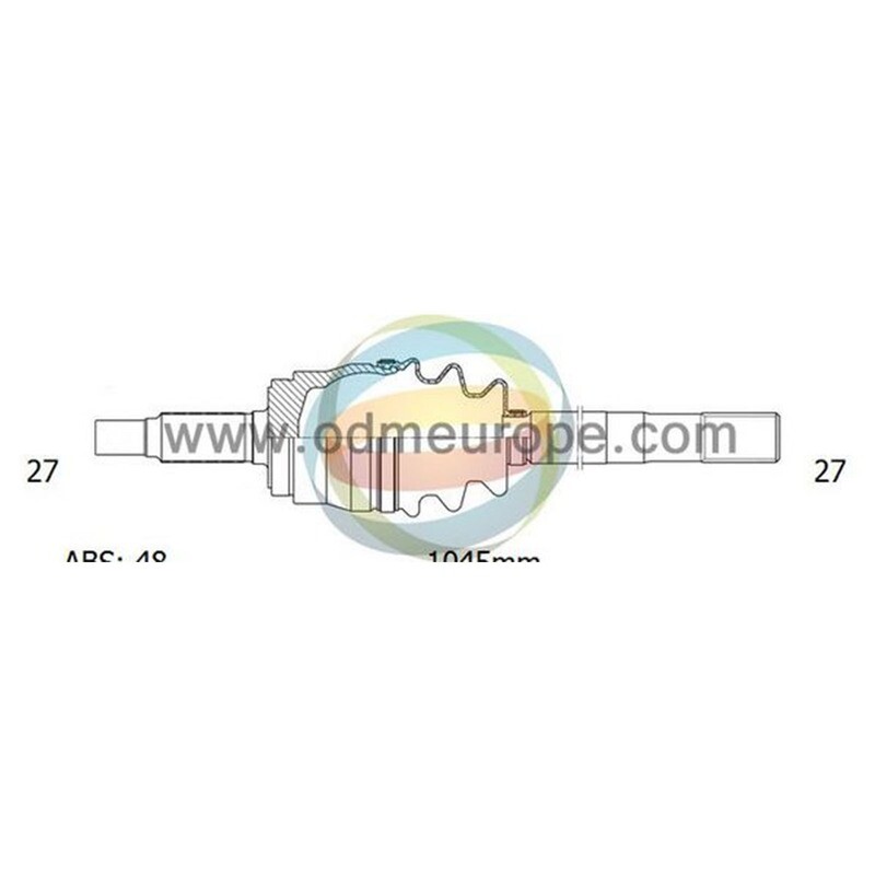SEMIASSE MANUALE / AUTOMATICO ANTERIORE DESTRO Jeep Cherokee / Grand Cherokee II